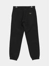 Triangle Logo Wool Straight Pants Black - PRADA - BALAAN 2