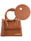 Coil Handle Le Chiquito Tote Bag Brown - JACQUEMUS - BALAAN 3