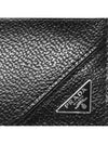 Triangle Logo Card Wallet Black - PRADA - BALAAN 9