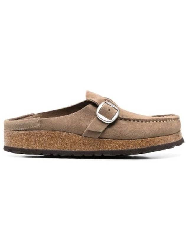 Buckley Suede Leather Mule Grey Taupe - BIRKENSTOCK - BALAAN 1