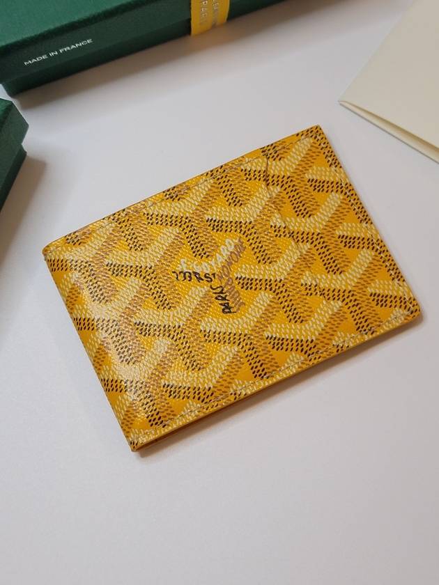 Insert Victoire Bifold Card Wallet Yellow - GOYARD - BALAAN 2