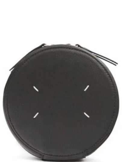 Micro Circle Leather Cross Bag Black - MAISON MARGIELA - BALAAN 2