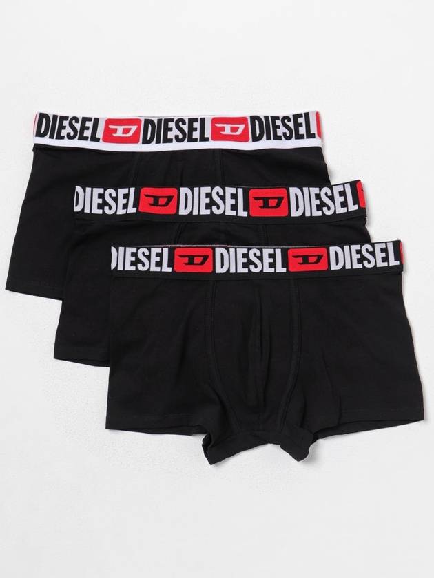 Set of 3 Diesel boxer shorts in stretch cotton - DIESEL - BALAAN 1