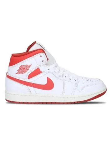 Air Jordan 1 Mid SE White Dune Red - JORDAN - BALAAN 1