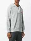 Hooded Sweatshirt Gray Red Heart Waffen Hoodie P1T170 AZ T170 051 1 - COMME DES GARCONS - BALAAN 2