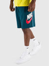 Sportswear French Terry Shorts Dark Green - NIKE - BALAAN 2