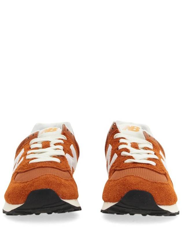 574 Low Top Sneakers Orange Burst - NEW BALANCE - BALAAN 5