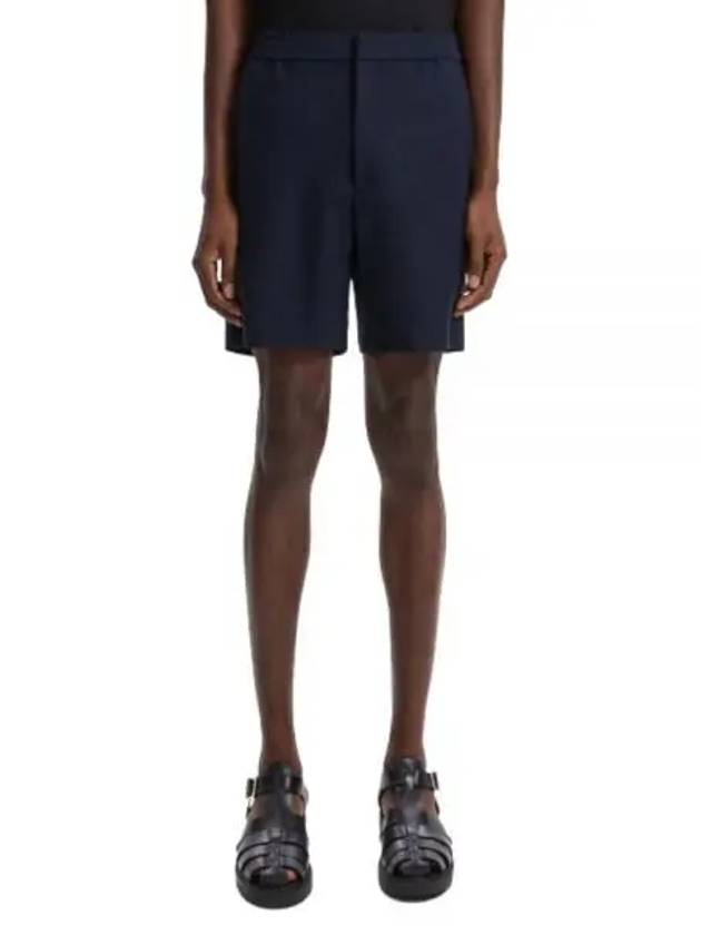 Performance Knit Tapered Drawstring Short Navy - THEORY - BALAAN 1