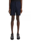 Performance Knit Tapered Drawstring Short Navy - THEORY - BALAAN 1