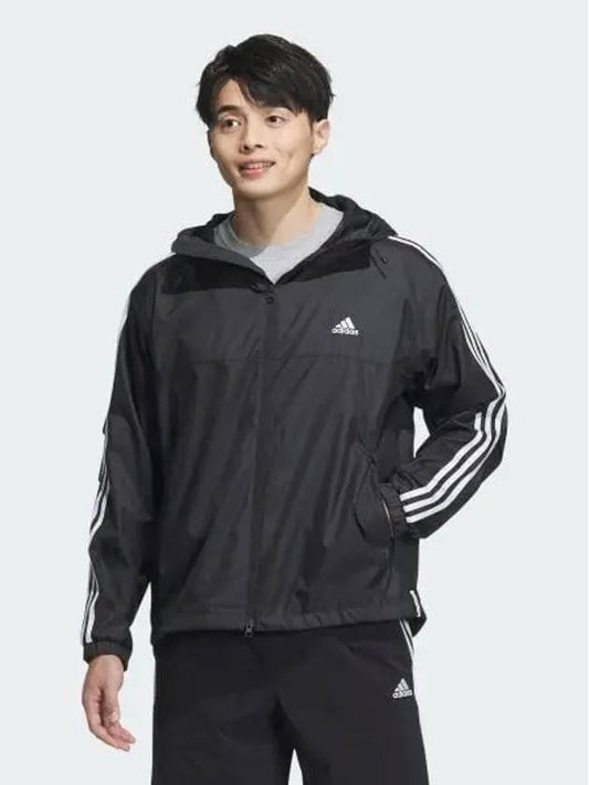 Essential Loose Fit 3S Mesh Lined Windbreaker Jacket Men JF3912 696954 - ADIDAS - BALAAN 1