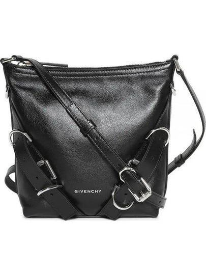 Voyou Buckle Calfskin Cross Bag Black - GIVENCHY - BALAAN 2