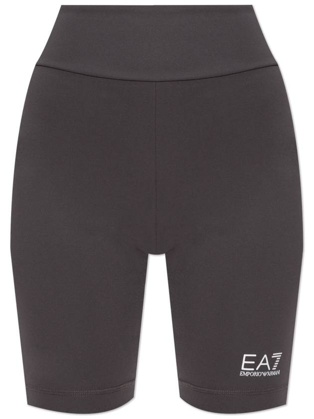 EA7 Emporio Armani Short Leggings, Women's, Grey - EMPORIO ARMANI - BALAAN 1