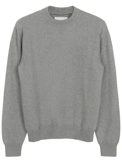 Cotton Cashmere Knit Top Grey - JIL SANDER - BALAAN 2