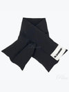 Logo Patch Down Muffler Black - JIL SANDER - BALAAN 2