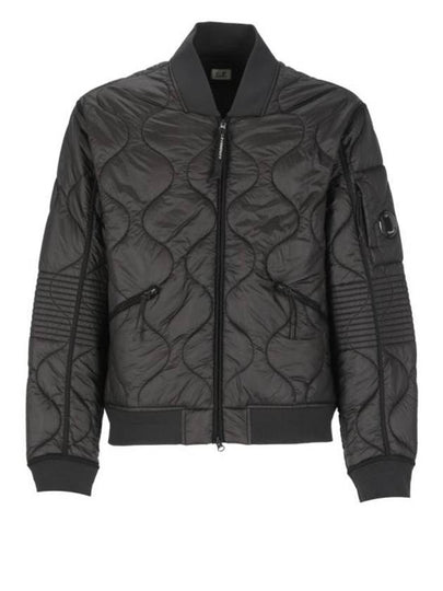 Liner Padded Bomber Jacket Black - CP COMPANY - BALAAN 2