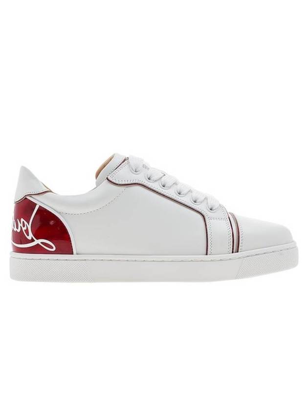 Fun Vieira Leather Low Top Sneakers White - CHRISTIAN LOUBOUTIN - BALAAN 1