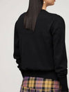 Bea Logo Cardigan Black - VIVIENNE WESTWOOD - BALAAN 4