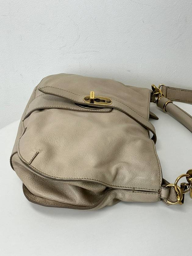 Beige Big Hobo Shoulder Bag 3TBUB020310 - BURBERRY - BALAAN 3