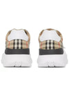 Vintage Check Suede Leather Sneakers Archive Beige - BURBERRY - BALAAN 6