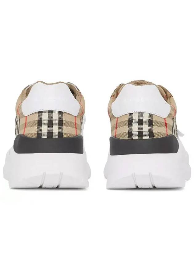 Vintage Check Suede Leather Sneakers Archive Beige - BURBERRY - BALAAN 6