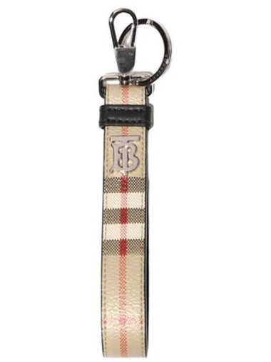 Monogram motif check keyring - BURBERRY - BALAAN 1