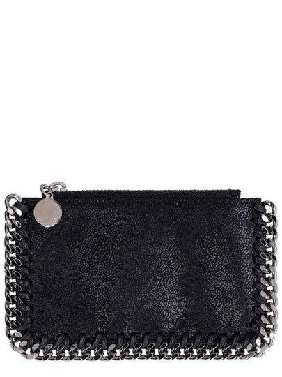 silver Falabella card wallet black - STELLA MCCARTNEY - BALAAN 2