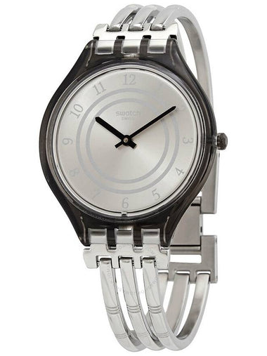 Swatch Skinbar Grey Dial Ladies Watch SVOM105B - SWATCH - BALAAN 1