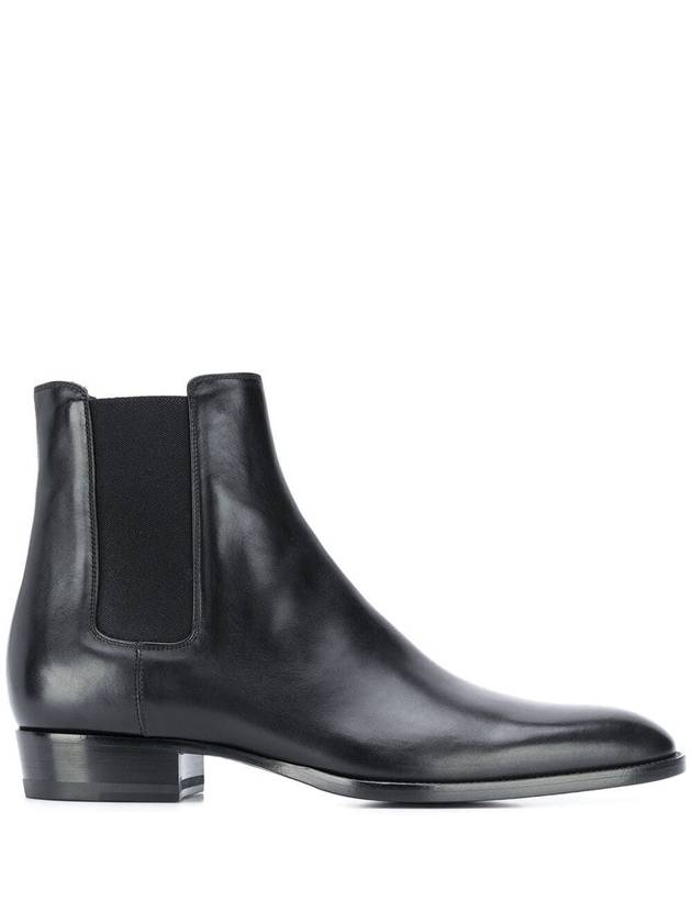 Classic Wyatt Chelsea Boots Black - SAINT LAURENT - BALAAN 2