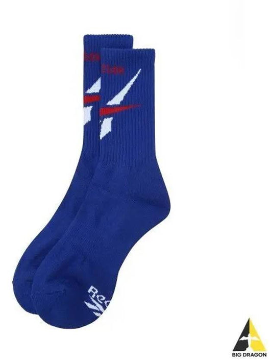 Big Vector Crew Socks Blue - REEBOK - BALAAN 1