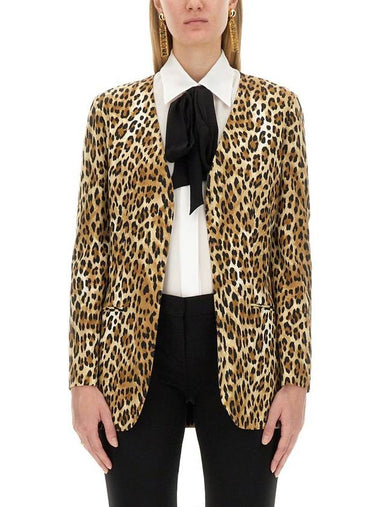 Moschino Jacket With Animal Pattern - MOSCHINO - BALAAN 1