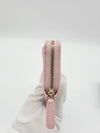 Classic zipper card wallet caviar light pink gold AP0216 - CHANEL - BALAAN 4