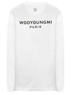 back logo long sleeve t shirt W243TS17713W - WOOYOUNGMI - BALAAN 1