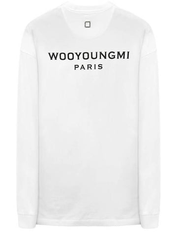 back logo long sleeve t shirt W243TS17713W - WOOYOUNGMI - BALAAN 1