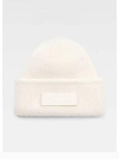 Jacquemus Unisex Le Bonnet Gro Grain Off White Domestic Product - JACQUEMUS - BALAAN 1