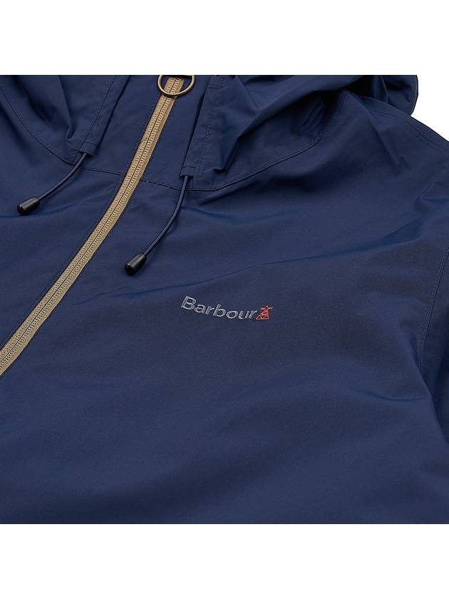 Logo Hiker Hooded Jacket Navy - BARBOUR - BALAAN 10