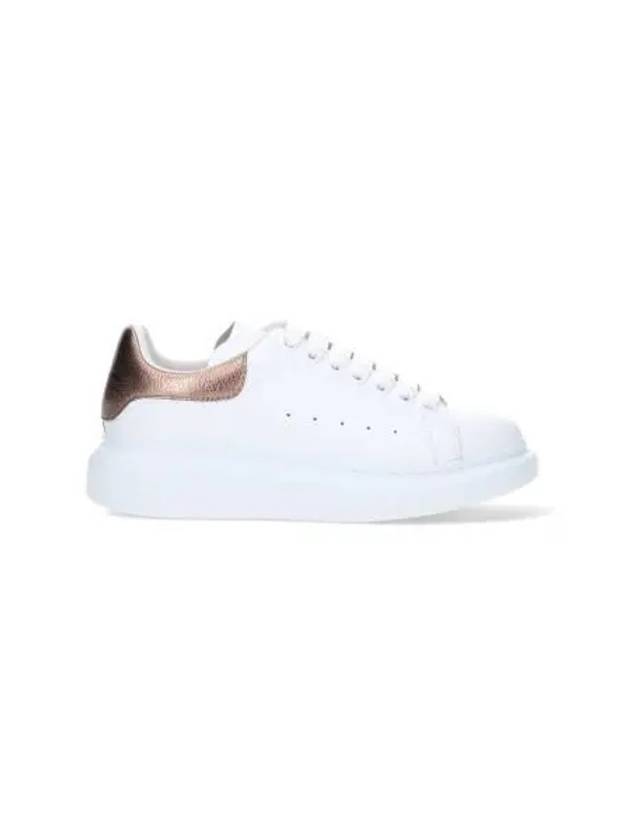 Oversized Low Top Sneakers White Rose Gold - ALEXANDER MCQUEEN - BALAAN 2