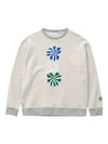 Twinkle Embroidery Sweatshirt Oatmeal - FFEFF STUDIO - BALAAN 1