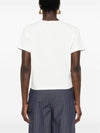 Boxy Micro Logo Short Sleeve T-Shirt White - A.P.C. - BALAAN 3