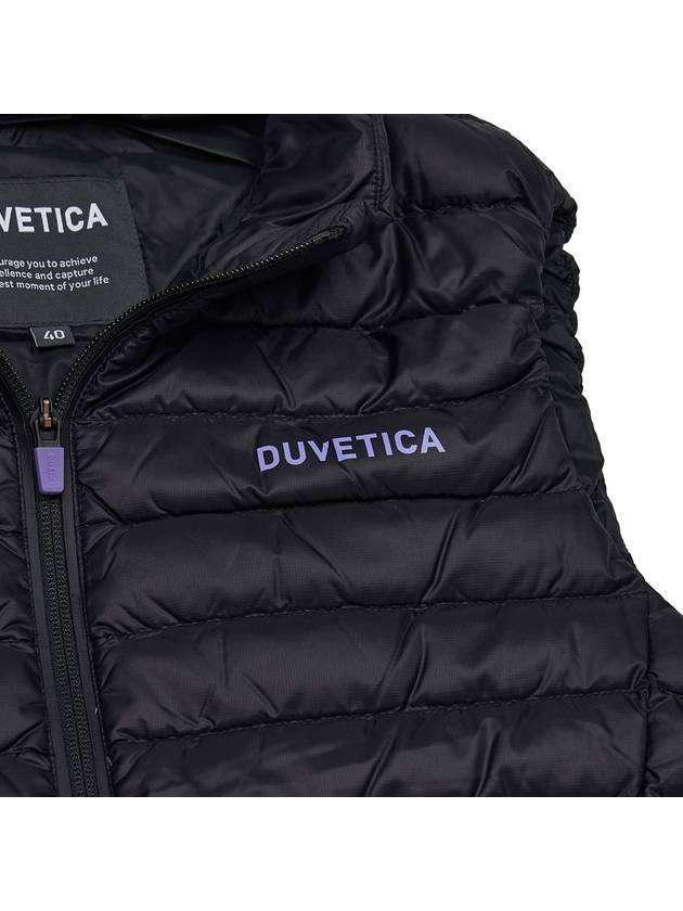 Neass Logo Padded Vest Black - DUVETICA - BALAAN 11