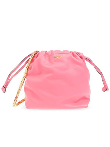 Moschino Leather Shoulder Bag, Women's, Pink - MOSCHINO - BALAAN 1