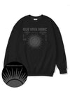 Viva MSRC Gray Overfit Sweatshirt Black - MONSTER REPUBLIC - BALAAN 4