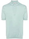 Adrian Cotton Polo Shirt Mint - JOHN SMEDLEY - BALAAN 2