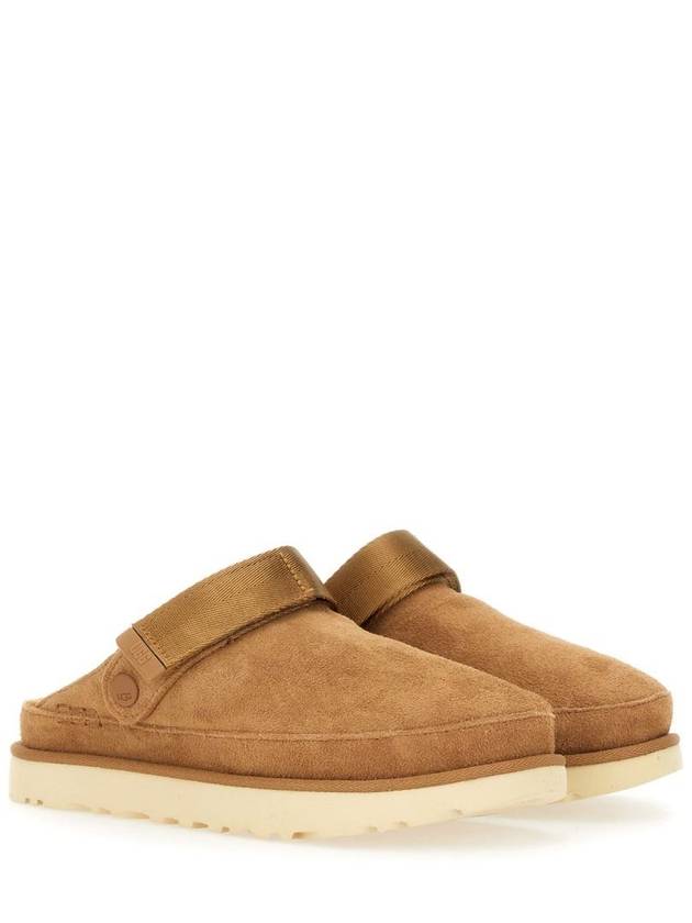 Women's Golden Star Suede Clog Mule Chestnut - UGG - BALAAN 4