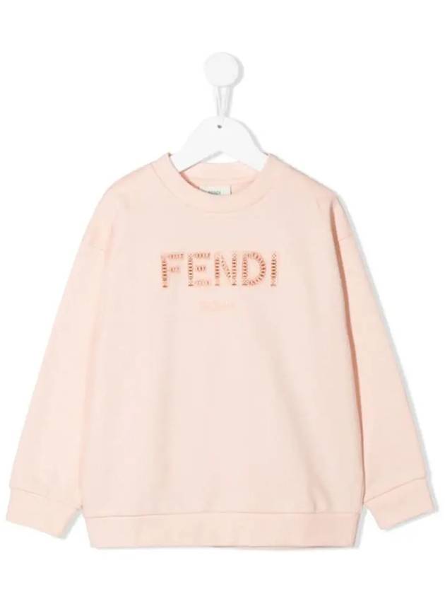 Kids Women Logo Lettering Sweatshirt JUH030 5V0 F16WG - FENDI - BALAAN 2