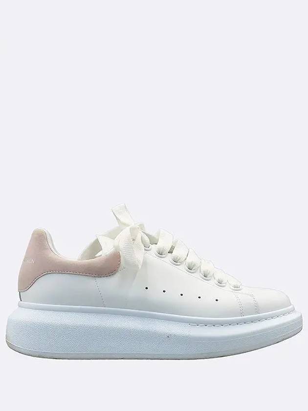 553770 White color leather oversole women s sneakers 37 - ALEXANDER MCQUEEN - BALAAN 3