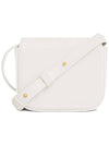 Triomphe Small Shiny Calfskin Cross Bag White - CELINE - BALAAN 3