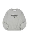 Unisex Dopamine Overfit Balloon Sweatshirt Gray - MAVRK - BALAAN 1