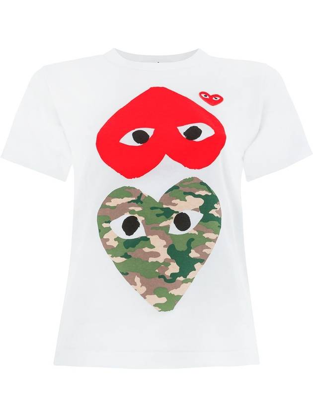 23SS Play Heart Print TShirt P1T247 1 - COMME DES GARCONS - BALAAN 2