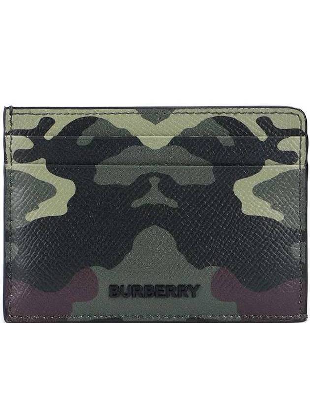 camouflage print card wallet - BURBERRY - BALAAN.