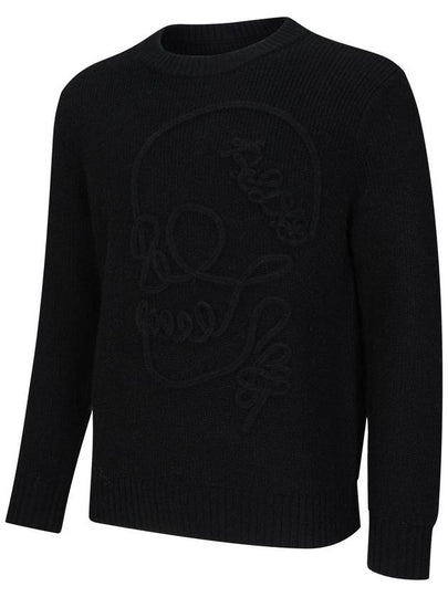 Front panel skull embroidery point round KP BK - PASSARDI - BALAAN 2